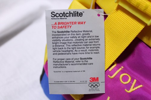 3m Scotchlite backpack Taekwondo Federation Spain vintage 1992 - not used - Imagen 4 de 5