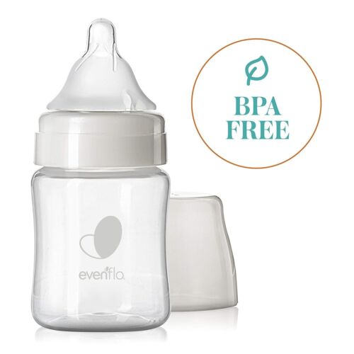 Evenflo 5oz Wide Neck Baby Bottle Set - 6 BPA Free Bottles for Healthy Feeding - Picture 5 of 11