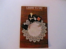 COATS & CLARK'S Learn to Tat Book No.240 Vintage 1974 Made in USA