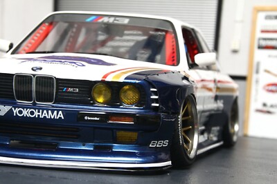 RC Body Car Drift 1:10 BMW 3 E 30 Coupe E30 widebody APlastics New