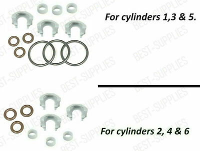 Upper & Lower Fuel Injector Repair Seal Kit For 2008-2018 Porsche Cayenne 3.6L