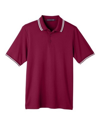 Devon & Jones Men's CrownLux Performance Plaited Tipped Polo DG20C