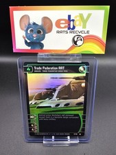 star wars tcg card game rare card FOIL rare in case trade federation aat 87/90