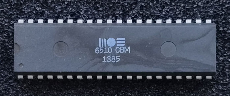 Original MOS 6510 CBM CPU Chip for Commodore 64 – Vintage 8-bit Processor