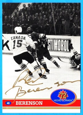 Red Berenson 1991 Future Trends Summit Series '72 Canada Gold Autograph