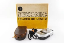 Rare! Sekonic Leader Deluxe-2 Model 36 Exposure Meter W/Box [Near MINT]  JAPAN
