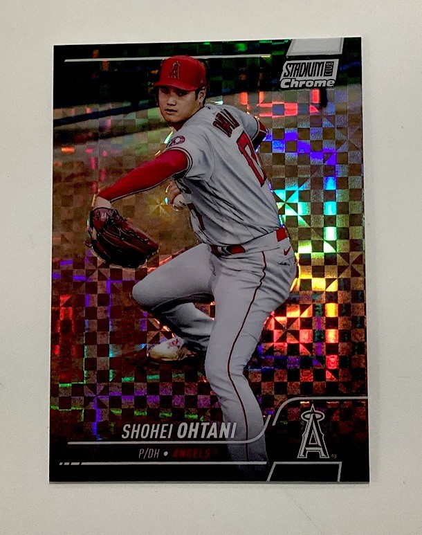 Shohei Ohtani 2022 Topps Stadium Club Chrome #1 X-Fractor Price 