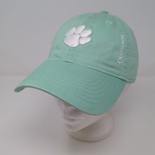 Clemson Tigers Teal Blue Legacy 100 Cotton Adjustable Baseball Cap Hat