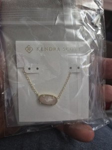 Authentic Kendra Scott Elisa Pendant Necklace for Women, Jewelry, 14k Gold-Plated