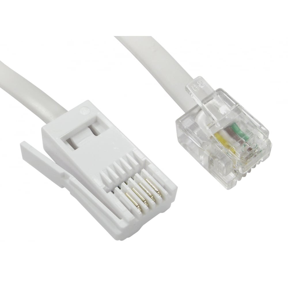 Cables Direct 3m Crossover RJ11 M to BT M Cable