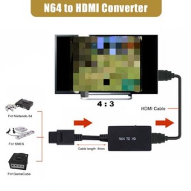 For Super NES/SNES N64 To HDMI Adapter Converter HD Cable