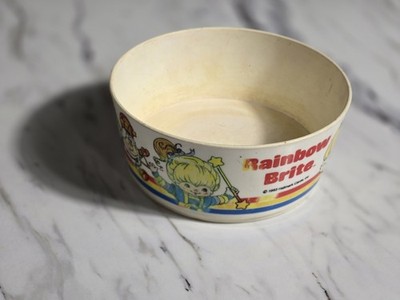 1983 Rainbow Brite Cereal Bowl Deka Plastics Vintage Hallmark