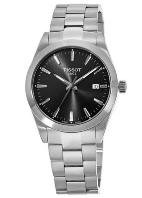 New Tissot Gentlemen Black Dial 40mm Mens Quartz Watch T1274101105100