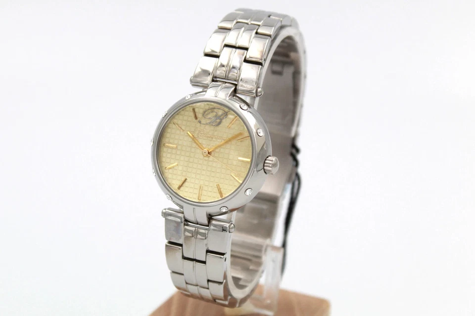 Blumarine Watch Bracelet Steel Quartz Gold Dial Elegant Woman New - Image 3 of 3