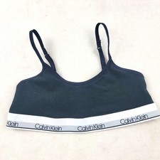 Girls Calvin Klein unlined sports bra in black Size 6 /6X