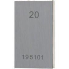 STEINLE Parallelendmaß 20 mm Toleranz 1 Endmaß Endmass Parallelendmaße Stahl