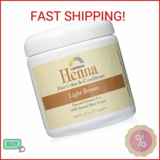 Rainbow Research Henna Hair Color and Conditioner Persian Light Brown - 4 oz