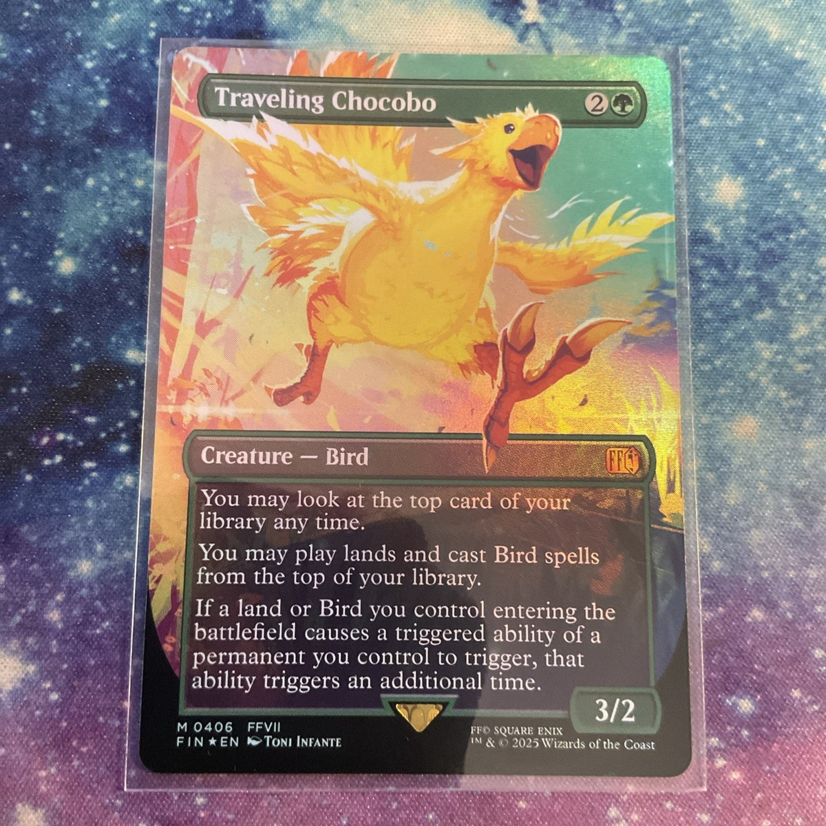 Traveling Chocobo (FOIL) x1 - MTG Final Fantasy FIN #406 | eBay