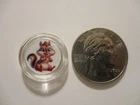 Squirrel With Heart Hands 1 Gram .999 Fine Silver Round