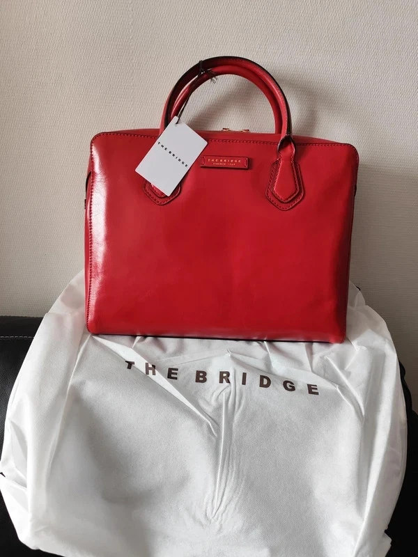 星*源様 希少 イタリア製 THE BRIDGE レザー ハンドバッグ ヴィンテ The Bridge Red Bags & Handbags for Women for sale | eBay