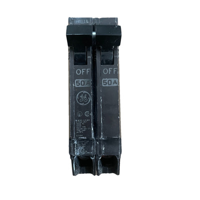 General Electric UO633 Black Double Pole 50A Circuit Breaker 120/240 V