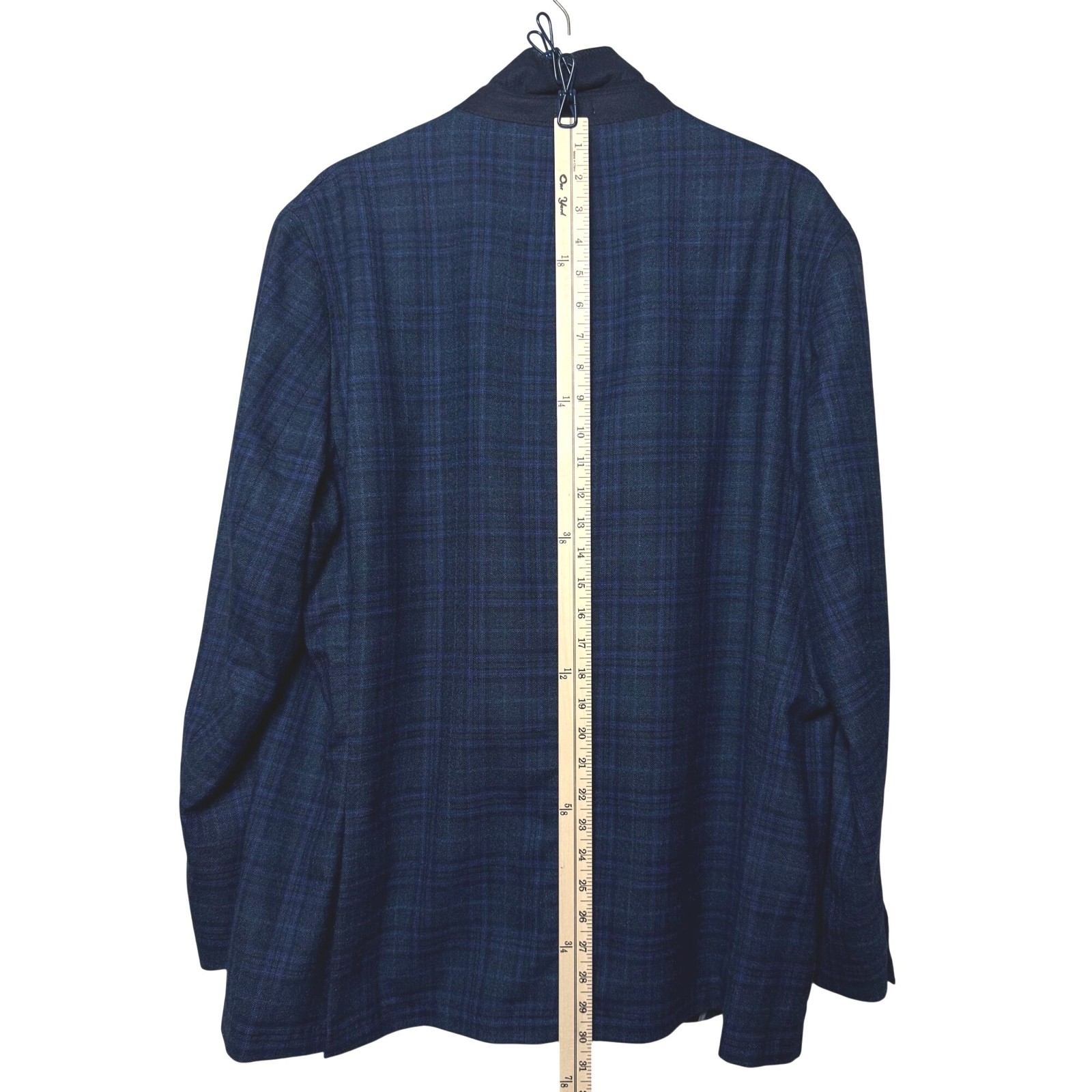 Peter Millar Blue Windowpane Soft Jacket Sport Co… - image 5