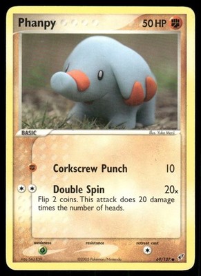 Pokemon Tcg Phanpy #69 Pokemon Deoxys LP