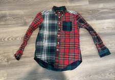 Polo Ralph Lauren Patterned Shirt Long Sleeve Kids Youth Boys Size Small 8 