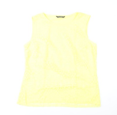 Dunnes Stores Damen Gelbes Tanktop Größe 20 Ärmellos Sommer Freizeit
