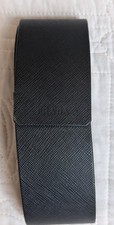 Prada Saffiano Large Black Hard Cell Sunglasses Eyeglasses Case