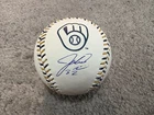 JACOB MISIOROWSKI SIGNED MILWAUKEE BREWERS STITCHED ROMLB BASEBALL PROVA COA