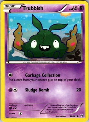 Trubbish Common Noble Victories 48/101 NM
