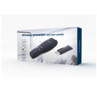 Pointeur laser sans fil Gembird WP‑L‑12 – 7 boutons – Dongle radio – Noir – Neuf