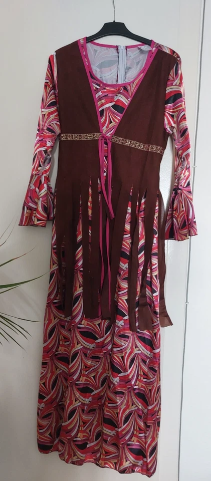 Damen Hippie-Kleid mit Stirnband, Gr. 48 - Bild 1 von 4