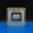 10 oz Geiger Edelmetalle Security Line Square Silver Bar .999 w/ Serial CV172015