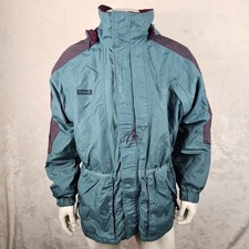 Columbia Vintage Outdoor Jacket Hooded Waterproof Lined Size M Made in Korea