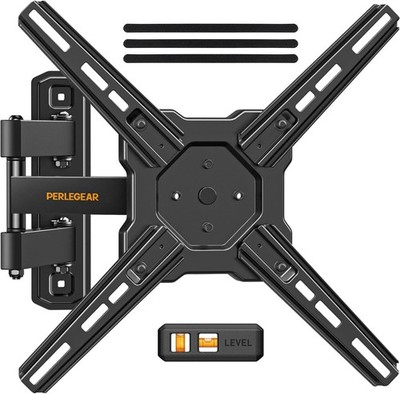 Perlegear Full Motion TV Wall Mount for Most 26 50 Inch TVs Max VESA 300 x 30...