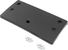 Red Hound Auto Front License Plate Bumper Mounting Bracket Compatible Black 