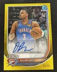 2025-26 Bowman Chrome Dillon Jones Yellow Mojo Refractor /75 Auto