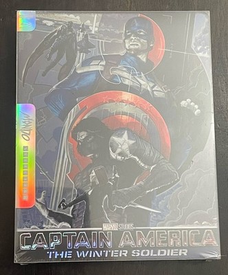 Captain America Winter Soldier 4K/Blu-Ray Steelbook Mondo Region