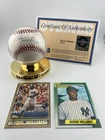 Bernie Williams SDG autographed Baseball Steiner CoA New York Yankees Legend