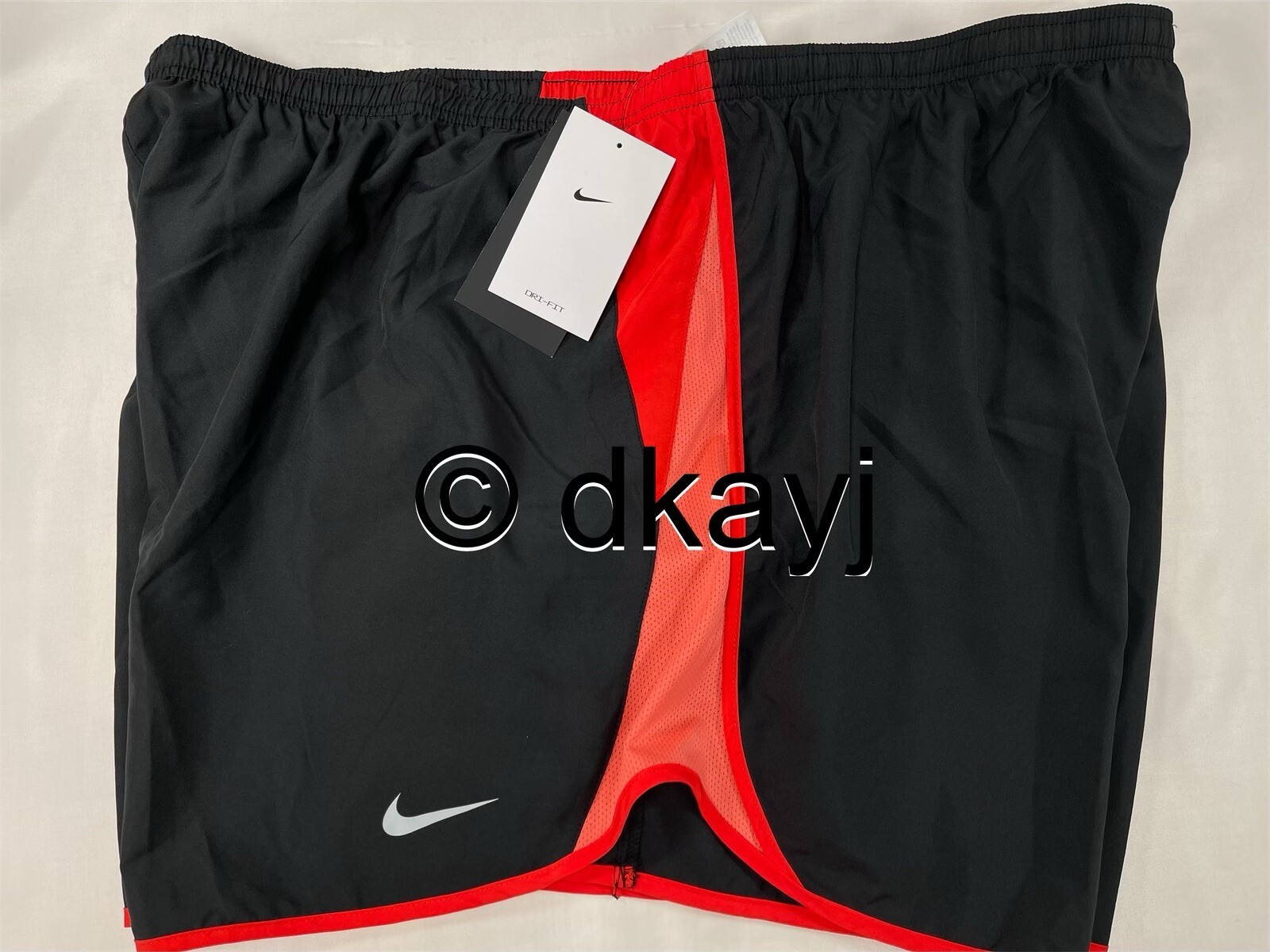 Nike Plus Size Dri Fit 6 Black Chili Red Running Athletic Shorts 2X Woman  New 195241008745 | eBay