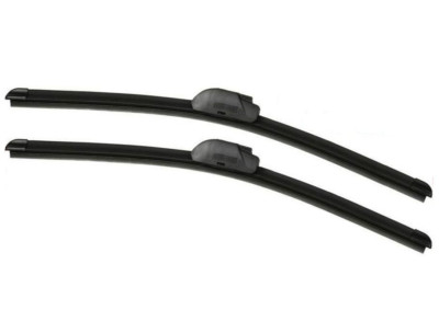 1x Front Windscreen Wiper Blades Set Kit for Volvo C30 & C70 II Convertible (Type M) 2006 Onwards