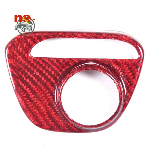 Red Carbon Car Interior VDA Push Button Switch Trim Kit For Ferrari 458 2011-16 - Picture 6 of 11