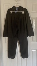 Lavon Blue Black Reversible Tracksuit Jogging Sweatsuit Suit Pants Jacket Large