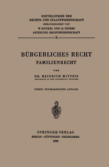 Thumbnail - Bürgerliches Recht | Buch | 9783540013761