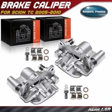 Pair Rear Disc Brake Caliper with Bracket for Scion tC 2005 2006 2007 2008-2010