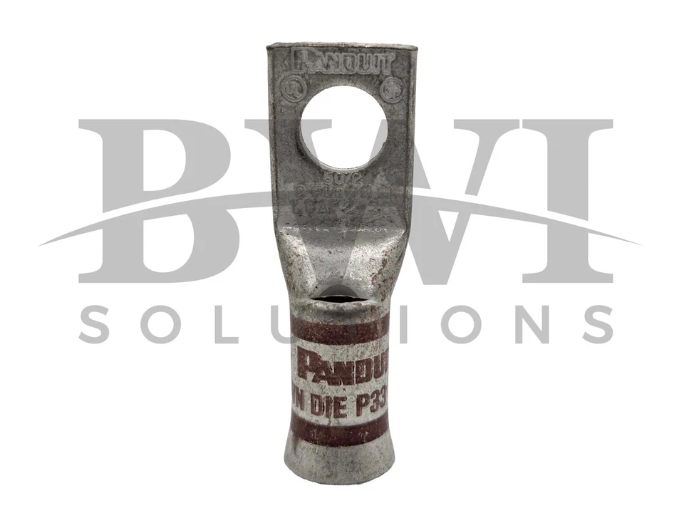 NEW Panduit LCAF2-38-E Crimp Compression Pan-Lug, M10, 2AWG LCAF238E Box of 48 - Image 3 of 4