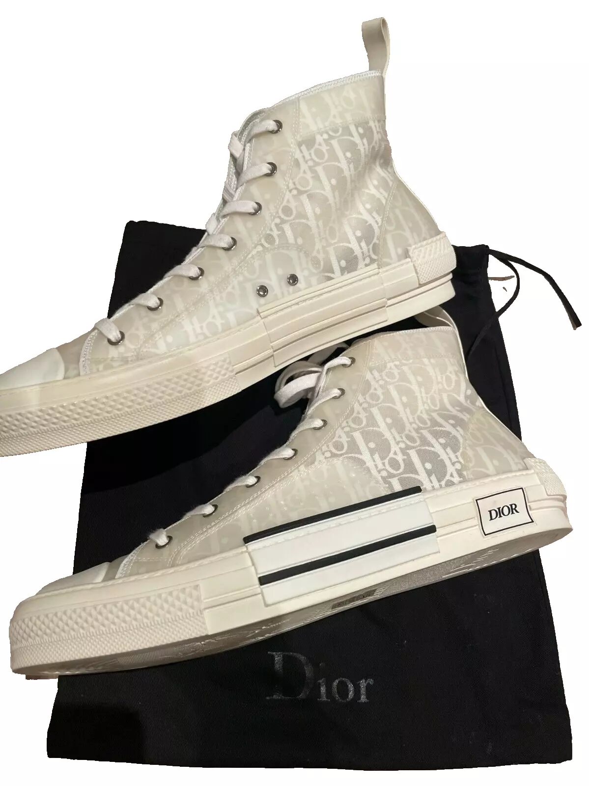 Taille 15   Dior B23 High Dior Oblique blanc 