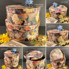 2 Edwardian Style Vintage Hat Boxes Similar to Ones Seen on Downton Abbey